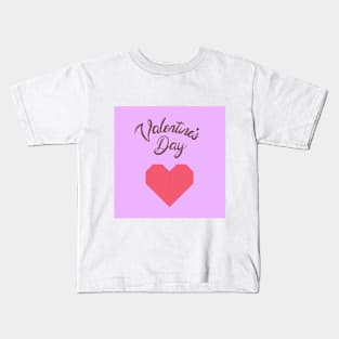 Valentine's Day Heart Kids T-Shirt